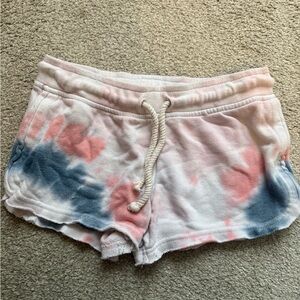 Ocean Drive Pink and Blue Tie-Dye Shorts
